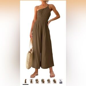 Elegant Brown Jumpsuit